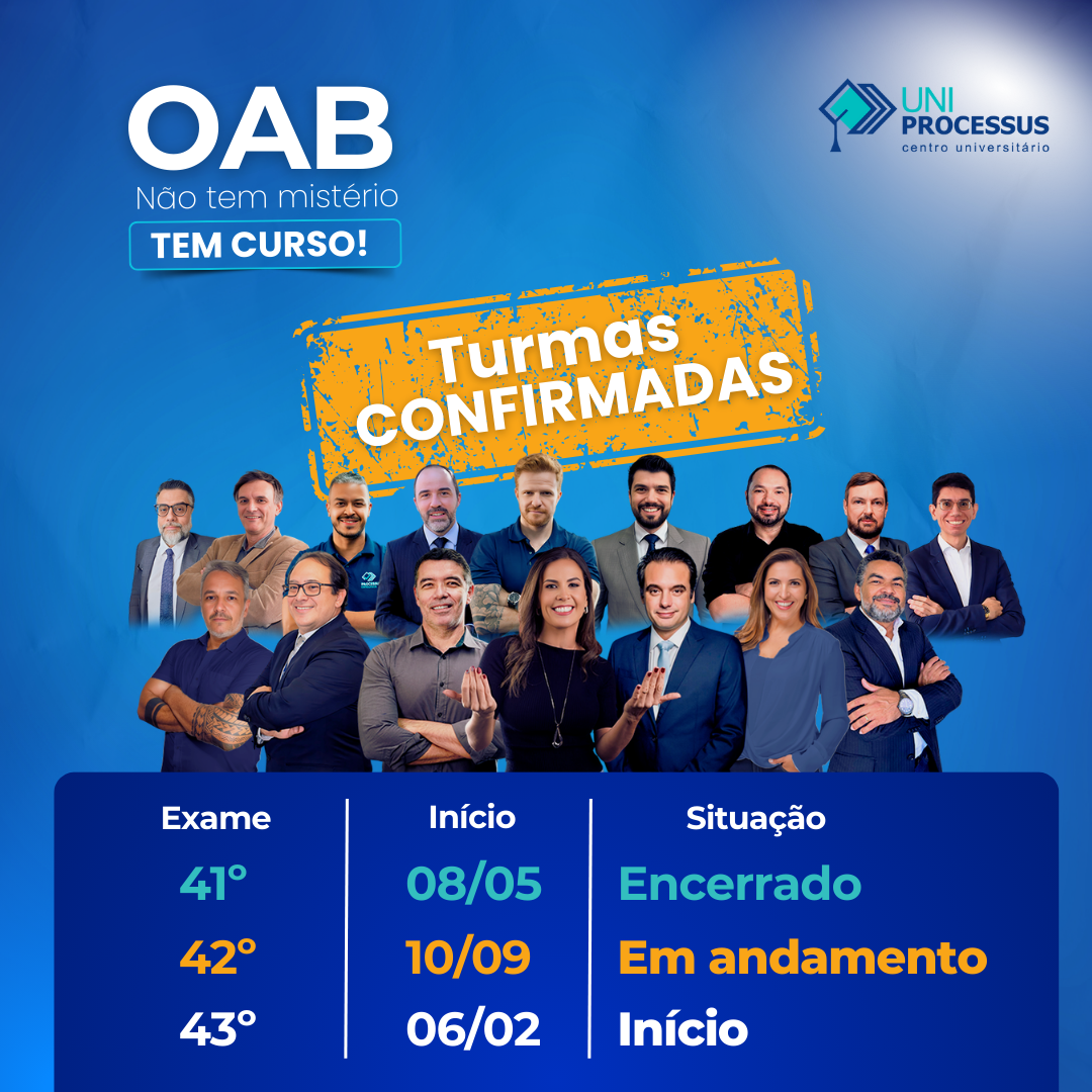 Curso Preparatório OAB 1ª Fase - UniProcessus